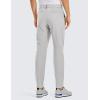 imageCRZ YOGA Mens All Day Comfy Golf Pants  30quot32quot34quot Quick Dry Lightweight Work Casual Trousers with PocketsPlatinum Grey