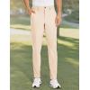 imageCRZ YOGA Mens All Day Comfy Golf Pants  30quot32quot34quot Quick Dry Lightweight Work Casual Trousers with PocketsRaw Linen