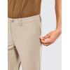 imageCRZ YOGA Mens All Day Comfy Golf Pants  30quot32quot34quot Quick Dry Lightweight Work Casual Trousers with PocketsRaw Linen