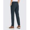 imageCRZ YOGA Mens All Day Comfy Golf Pants  30quot32quot34quot Quick Dry Lightweight Work Casual Trousers with PocketsTrue Navy