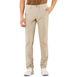 imageCRZ YOGA Mens All Day Comfy Golf Pants  30quot32quot34quot Quick Dry Lightweight Work Casual Trousers with PocketsRaw Linen