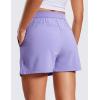 imageCRZ YOGA A Line Cute Flat Front Skort Shorts for Women High Waisted Casual Golf Athletic Shorts with PocketsDark Lavender Purple