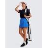 imageCRZ YOGA A Line Cute Flat Front Skort Shorts for Women High Waisted Casual Golf Athletic Shorts with PocketsSparkle Blue