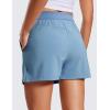 imageCRZ YOGA A Line Cute Flat Front Skort Shorts for Women High Waisted Casual Golf Athletic Shorts with PocketsUniverse Blue