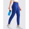 imageCRZ YOGA Butterlift Girls Joggers with Pockets  Athletic Active Casual Lounge Running Pants for Kids Teen SoftWaves Blue