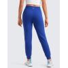 imageCRZ YOGA Butterlift Girls Joggers with Pockets  Athletic Active Casual Lounge Running Pants for Kids Teen SoftWaves Blue