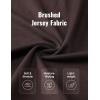imageCRZ YOGA Soft Stretchy Long Sleeve Shirts for Men Breathable Casual Workout Crewneck TShirts Basic TopsHot Fudge Brown