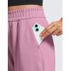 imageCRZ YOGA SoftAura Wide Leg Sweatpants Women 31quot Modal High Waisted Lounge Travel Casual Sweat Pants with Pockets DrawstringVelvet Dust