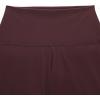 imageCRZ YOGA Womens Brushed Naked Feeling Biker Shorts 6  High Waist Matte Workout Gym Running Spandex ShortsDark Russet