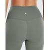imageCRZ YOGA Womens Brushed Naked Feeling Biker Shorts 6  High Waist Matte Workout Gym Running Spandex ShortsGrey Sage