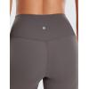 imageCRZ YOGA Womens Brushed Naked Feeling Biker Shorts 6  High Waist Matte Workout Gym Running Spandex ShortsTornado Grey