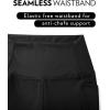 imageCRZ YOGA Womens Naked Feeling Biker Shorts  6 High Waisted Yoga Gym Spandex Shorts Side PocketsBlack