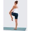 imageCRZ YOGA Womens Naked Feeling Biker Shorts  6 High Waisted Yoga Gym Spandex Shorts Side PocketsFrench Navy