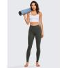 imageCRZ YOGA Womens Naked Feeling I Workout Leggings 28 Inches  High Waisted FullLength Yoga PantsGrey Olive