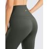 imageCRZ YOGA Womens Naked Feeling I Workout Leggings 28 Inches  High Waisted FullLength Yoga PantsGrey Olive