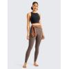 imageCRZ YOGA Womens Naked Feeling I Workout Leggings 28 Inches  High Waisted FullLength Yoga PantsLeopardprint 2