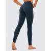 imageCRZ YOGA Womens Naked Feeling I Workout Leggings 28 Inches  High Waisted FullLength Yoga PantsTrue Navy