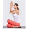 imageCRZ YOGA Womens Naked Feeling Workout Capris Leggings 19quot  Gym Compression Tummy Control Yoga Capri PantsBrick Rose