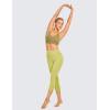 imageCRZ YOGA Womens Naked Feeling Workout Capris Leggings 19quot  Gym Compression Tummy Control Yoga Capri PantsLemon Vibe