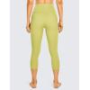 imageCRZ YOGA Womens Naked Feeling Workout Capris Leggings 19quot  Gym Compression Tummy Control Yoga Capri PantsLemon Vibe