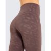 imageCRZ YOGA Womens Naked Feeling Workout Capris Leggings 19quot  Gym Compression Tummy Control Yoga Capri PantsLeopardprint Taupe