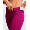 imageCRZ YOGA Womens Naked Feeling Workout Capris Leggings 19quot  Gym Compression Tummy Control Yoga Capri PantsMagenta Purple