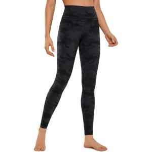 imageCRZ YOGA Womens Naked Feeling I Workout Leggings 28 Inches  High Waisted FullLength Yoga PantsDark Grey Camouflage