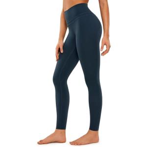 imageCRZ YOGA Womens Naked Feeling I Workout Leggings 28 Inches  High Waisted FullLength Yoga PantsTrue Navy