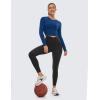 imageCRZ YOGA Butterluxe Womens Crossover Waist Workout Leggings with Pockets 25quot  V Cross High Waist Gym Lounge Yoga PantsBlack