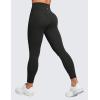 imageCRZ YOGA Butterluxe Womens Crossover Waist Workout Leggings with Pockets 25quot  V Cross High Waist Gym Lounge Yoga PantsBlack