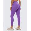 imageCRZ YOGA Butterluxe Womens Crossover Waist Workout Leggings with Pockets 25quot  V Cross High Waist Gym Lounge Yoga PantsRoyal Lilac