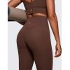 imageCRZ YOGA Butterluxe Womens Workout Leggings 265 Full Length High Waisted Yoga Pants Buttery Soft Athletic Gym LoungeCoffee Brown