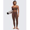 imageCRZ YOGA Butterluxe Womens Workout Leggings 265 Full Length High Waisted Yoga Pants Buttery Soft Athletic Gym LoungeCoffee Brown