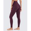 imageCRZ YOGA Butterluxe Womens Workout Leggings 265 Full Length High Waisted Yoga Pants Buttery Soft Athletic Gym LoungeDeep Purple