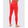 imageCRZ YOGA Butterluxe Womens Workout Leggings 265 Full Length High Waisted Yoga Pants Buttery Soft Athletic Gym LoungeDeep Red