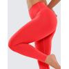 imageCRZ YOGA Butterluxe Womens Workout Leggings 265 Full Length High Waisted Yoga Pants Buttery Soft Athletic Gym LoungeDeep Red