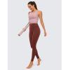imageCRZ YOGA Butterluxe Womens Workout Leggings 265 Full Length High Waisted Yoga Pants Buttery Soft Athletic Gym LoungeJujube Brown