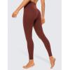 imageCRZ YOGA Butterluxe Womens Workout Leggings 265 Full Length High Waisted Yoga Pants Buttery Soft Athletic Gym LoungeJujube Brown