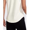 imageCRZ YOGA Pima Cotton Womens Short Sleeve Shirt Loose Yoga TShirt Casual Tee TopIce GreyWhite