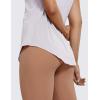 imageCRZ YOGA Pima Cotton Womens Short Sleeve Shirt Loose Yoga TShirt Casual Tee TopIced Iris
