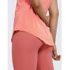 imageCRZ YOGA Pima Cotton Womens Short Sleeve Shirt Loose Yoga TShirt Casual Tee TopPeach Pink