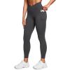 imageCRZ YOGA Butterluxe Womens Crossover Waist Workout Leggings with Pockets 25quot  V Cross High Waist Gym Lounge Yoga PantsMysterious Grey