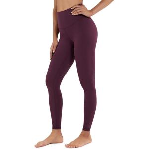 imageCRZ YOGA Butterluxe Womens Workout Leggings 265 Full Length High Waisted Yoga Pants Buttery Soft Athletic Gym LoungeDeep Purple