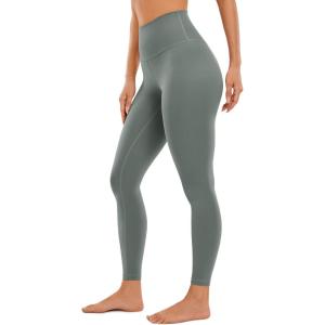 imageCRZ YOGA Butterluxe Womens Workout Leggings 265 Full Length High Waisted Yoga Pants Buttery Soft Athletic Gym LoungeGrey Sage