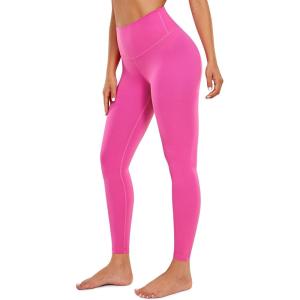 imageCRZ YOGA Butterluxe Womens Workout Leggings 265 Full Length High Waisted Yoga Pants Buttery Soft Athletic Gym LoungeNeon Light Purple