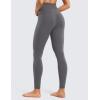 imageCRZ YOGA Super High Waisted Butterluxe Workout Leggings 28 Over Belly Buttery Soft Full Length Yoga Pants for WomenDark Carbon