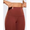 imageCRZ YOGA Super High Waisted Butterluxe Workout Leggings 28 Over Belly Buttery Soft Full Length Yoga Pants for WomenJujube Brown