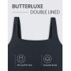 imageCRZ YOGA Womens Butterluxe Double Lined Square Neck Tank Tops Sleeveless Workout Cropped Tight Shirts Fitted Casual Crop TankTrue Navy