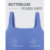 imageCRZ YOGA Womens Butterluxe Double Lined Square Neck Tank Tops Sleeveless Workout Cropped Tight Shirts Fitted Casual Crop TankWild Indigo