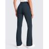 imageCRZ YOGA 4Way Stretch Flare Womens Pants Tall 31quot Dress Work Casual High Waisted Lounge Pants with Zip PocketsTrue Navy